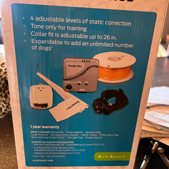 NIB PREMIERE PET IN-GROUND FENCE - Picture 3 of 4